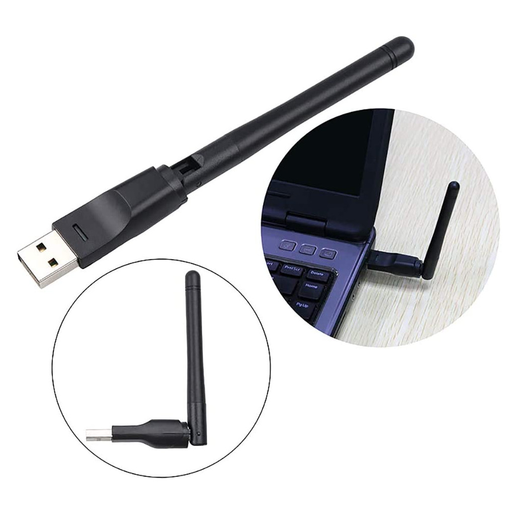 Adaptateur Dongle WiFi Wi-Fi USB Carte Réseau 300Mbps PC Démo