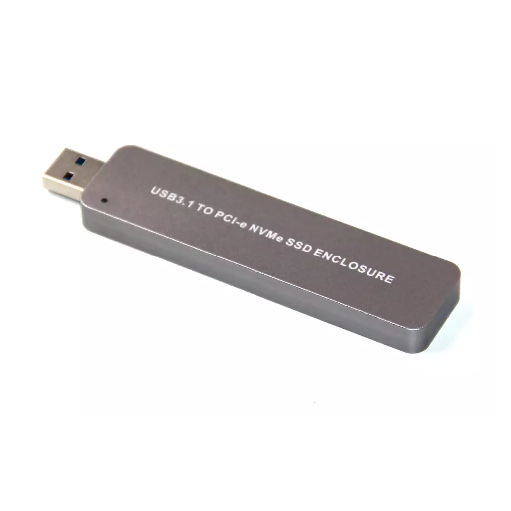 Clé USB3.1 Type-C à M.2 M Boîtier SSD NVMe SSD Box Boîtier de