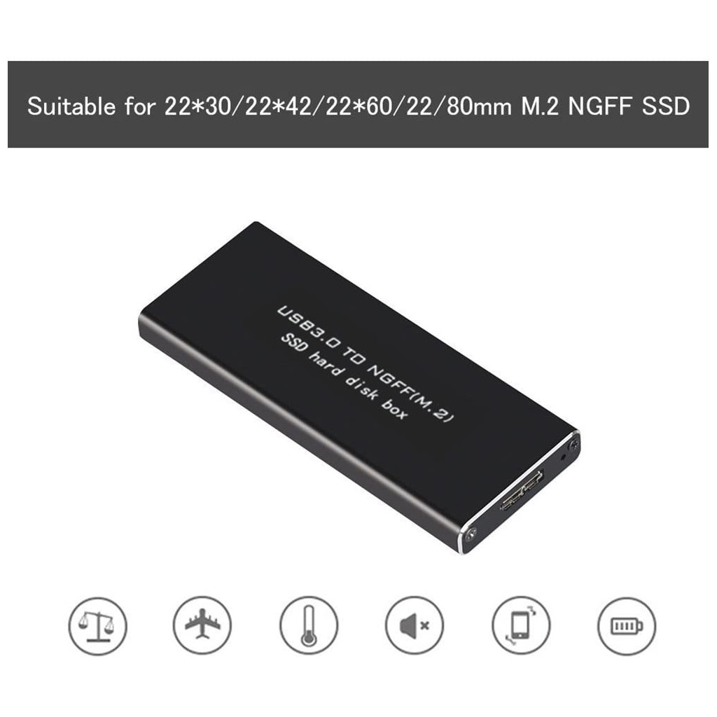 M.2 NVME SSD Boîtier En Alliage D'aluminium SSD avec USB C 3.1 Gen 2 USB3.0  à M.2 Touche M Boîtier pour 2230 2242 2260 2280 M2 boitier ssd m2 nvme -  AliExpress