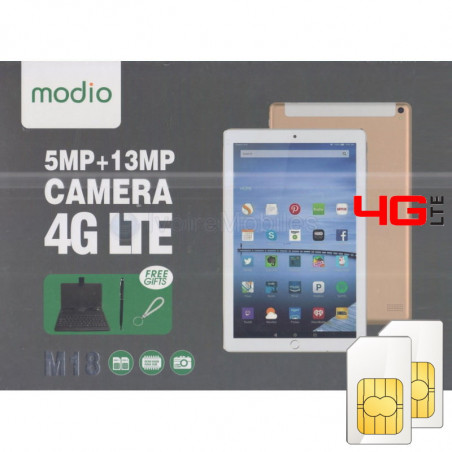 Tablette Modio M18 2 Sim 4G + Wifi 4Gb Ram / 128Gb Memoire 10 Pouces