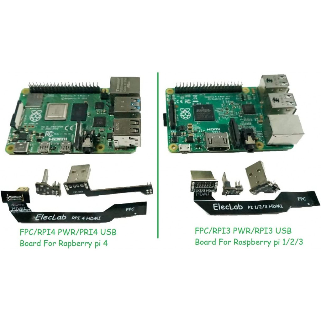 ElecLab Raspberry Pi Écran Tactile Moniteur 7 Pouces HDMI Écran