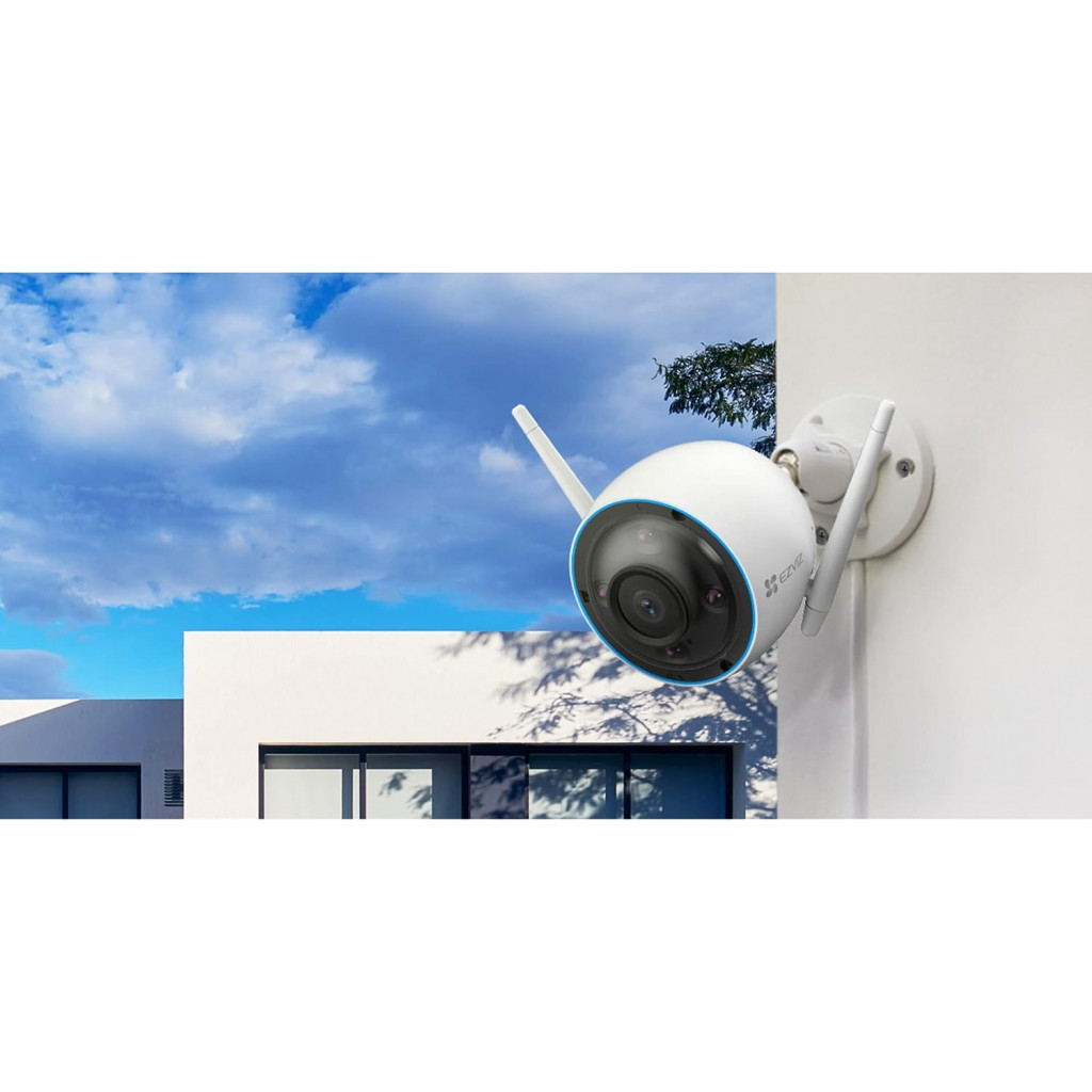 C3wn 1080p Fhd Caméra De Surveillance Sans Fil Extérieur - Vision