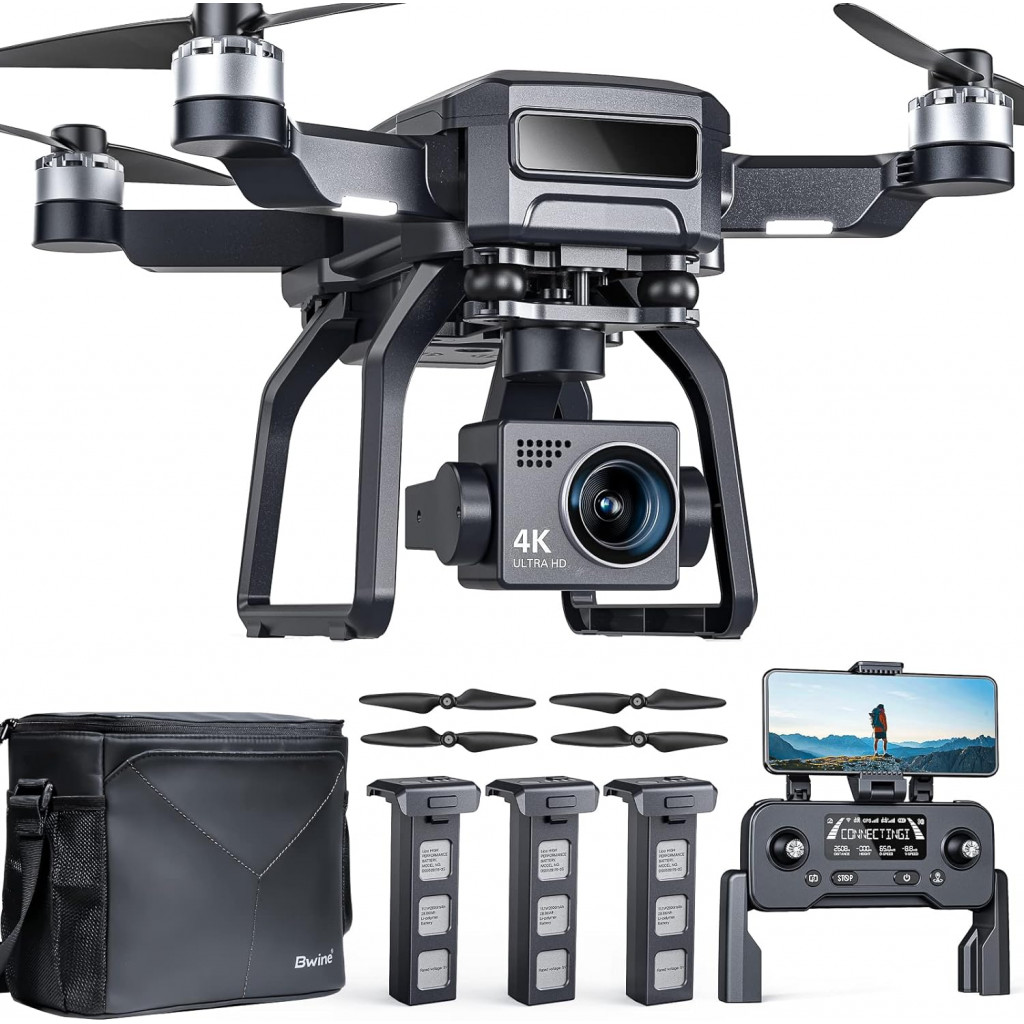 Drone avec caméra GPS Bwine F7 avec certification FAA pour adultes Vision  nocturne 4K