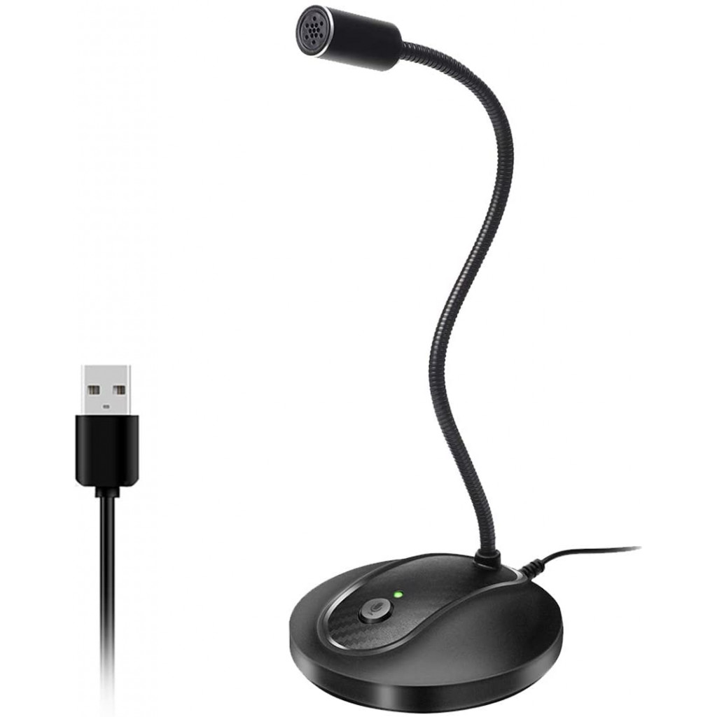 Microphone de bureau USB avec bouton Mute, condensateur Plug & Play,  ordinateur, PC, ordinateur portable, Mac