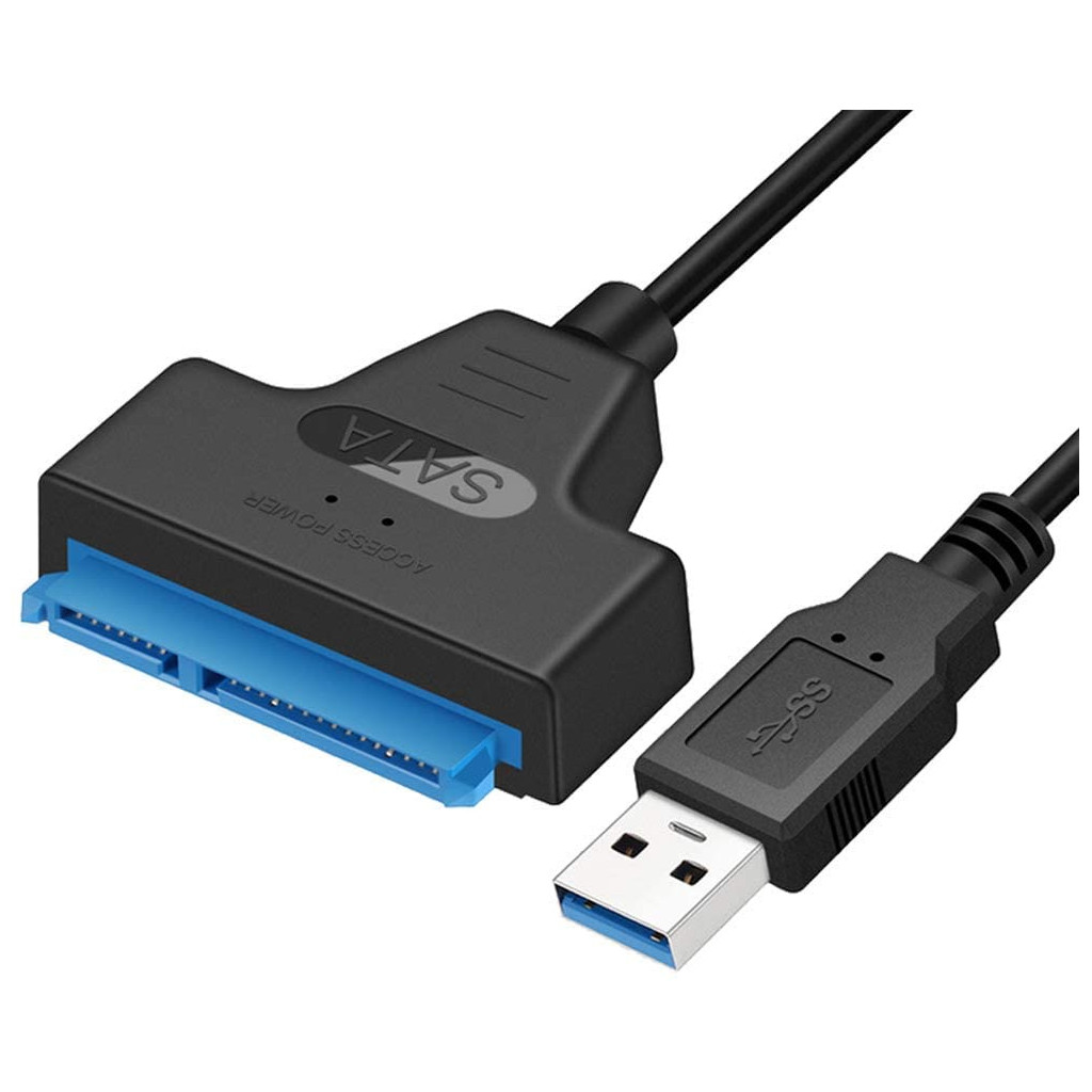 Câble SATA vers USB, câble adaptateur de disque dur USB 3.0 SATAIII pour  prise en charge SSD et HDD de 2,5 pouces UASP, 8