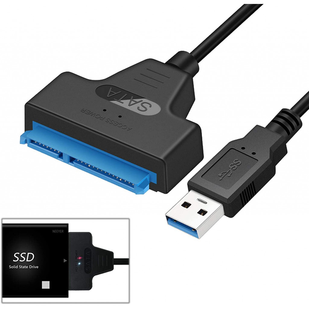 Adaptateur IDE SATA à USB, connecteur de disque dur pour disque dur SATA  2,5 et 3,5 IDE, lecteur optique DVD 5,25