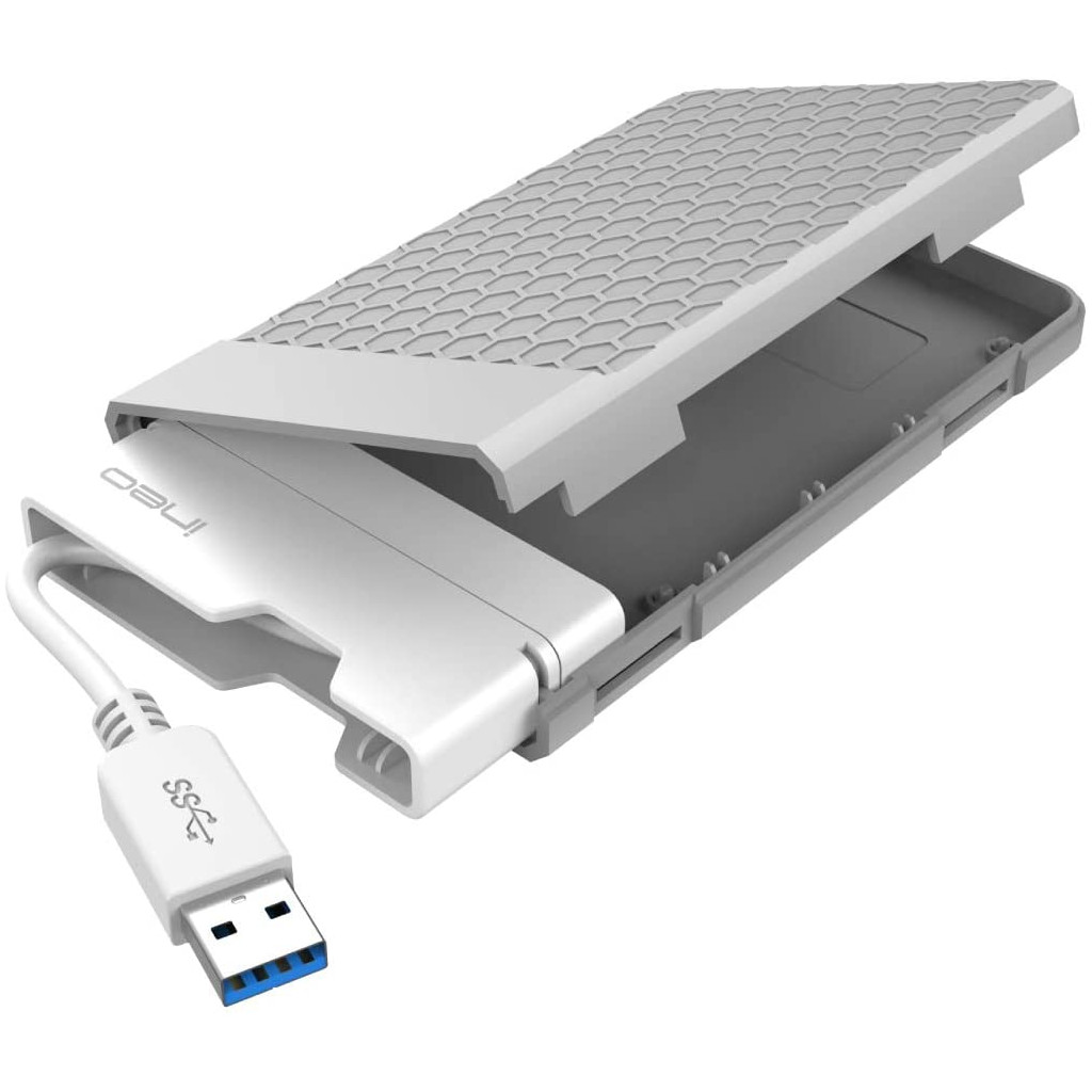 Boîtier pr disques durs USB pr disques durs SSD et HDD de 2,5