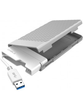 Noir Bewinner1 Boîtier de Disque Dur Externe 7 mm/9,5 mm 2,5 Pouces USB3.0 vers SATA HDD Boîtier SSD SSD Hot Plug avec indicateurs LED pour Windows XP/Windows Vista/Windows 7/Windows 8 