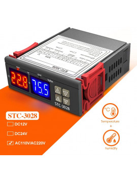 Contrôleur de température et d'humidité EHTC7425 (hygrostat, thermostat)