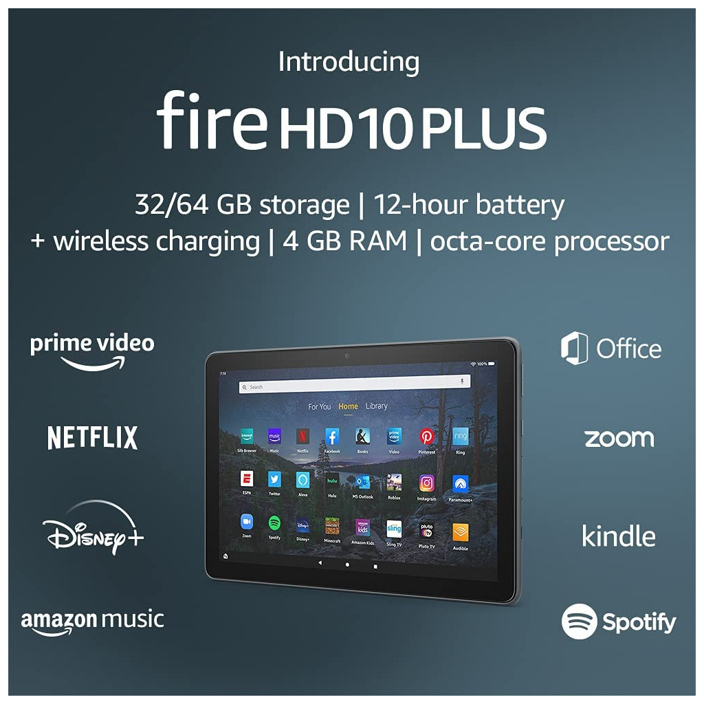 Toute nouvelle Tablette Fire HD 10,1 po en HD intégrale, Conçue pour se  détendre