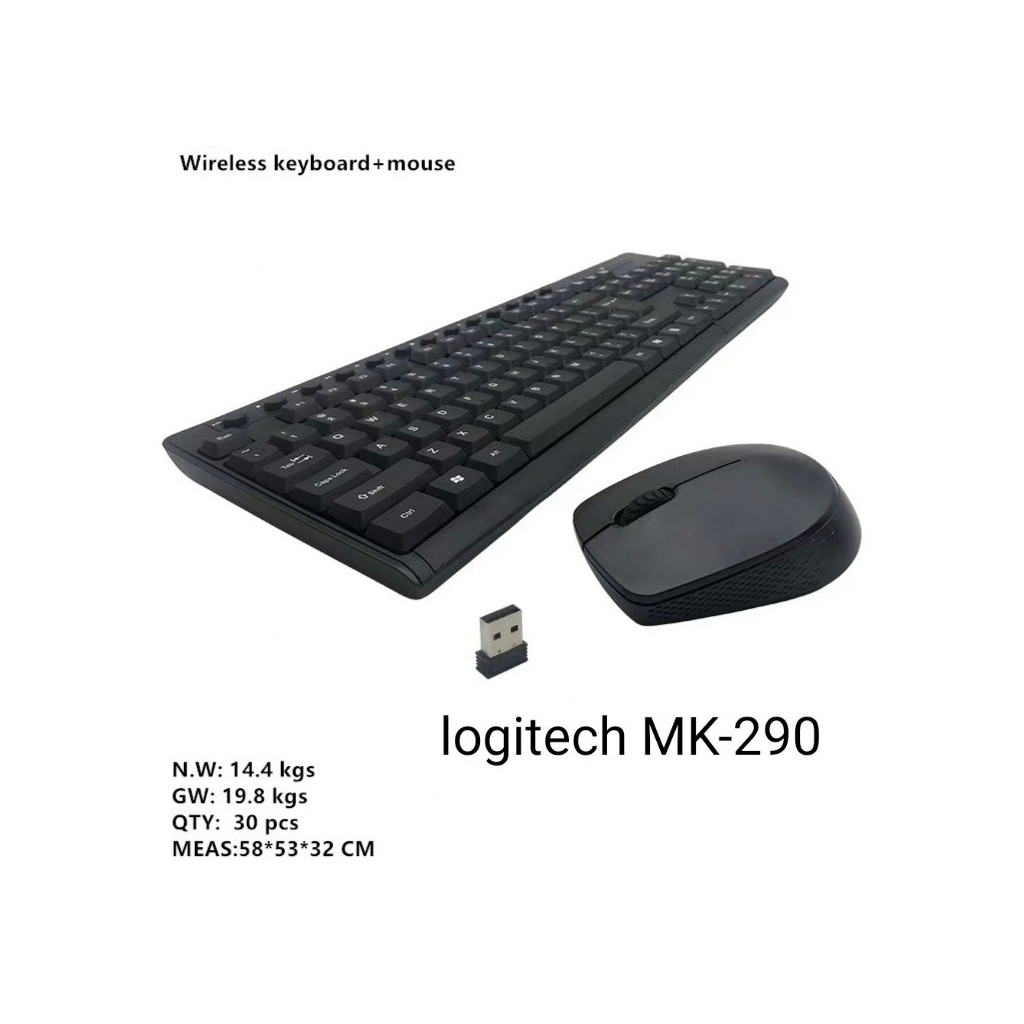 Ensemble fiable clavier et souris sans fil MK270 Logitech