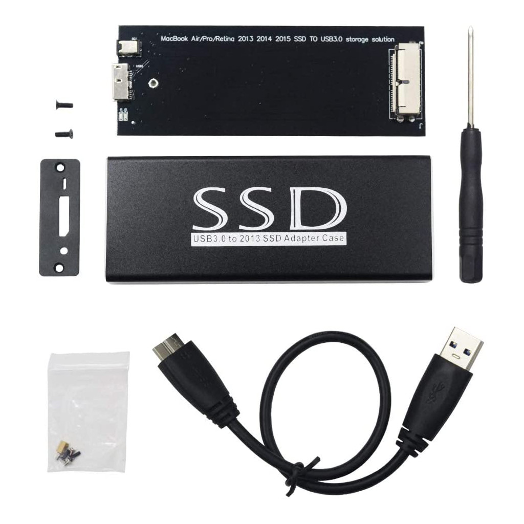 BOITIER DISQUE DUR SSD USB3.0 TO MSATA SSD HARD DISK BOX LS-721M
