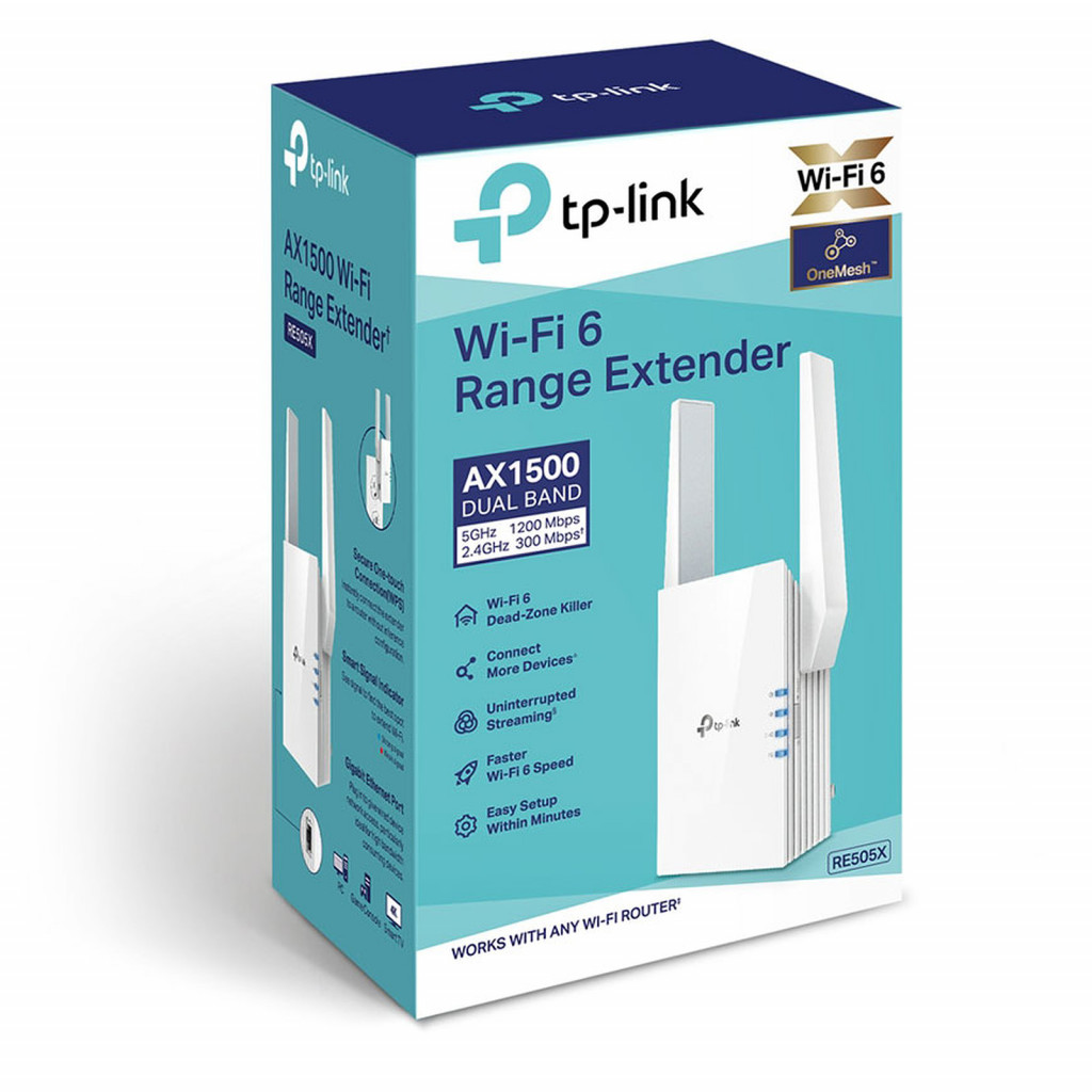 TP-Link RE650 Répéteur réseau Blanc 10, 100, 1000 Mbit/s